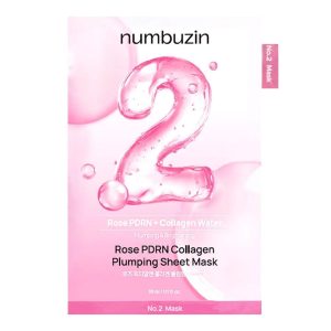 Numbuzin No.2 Rose PDRN Collagen Plumping Sheet Mask