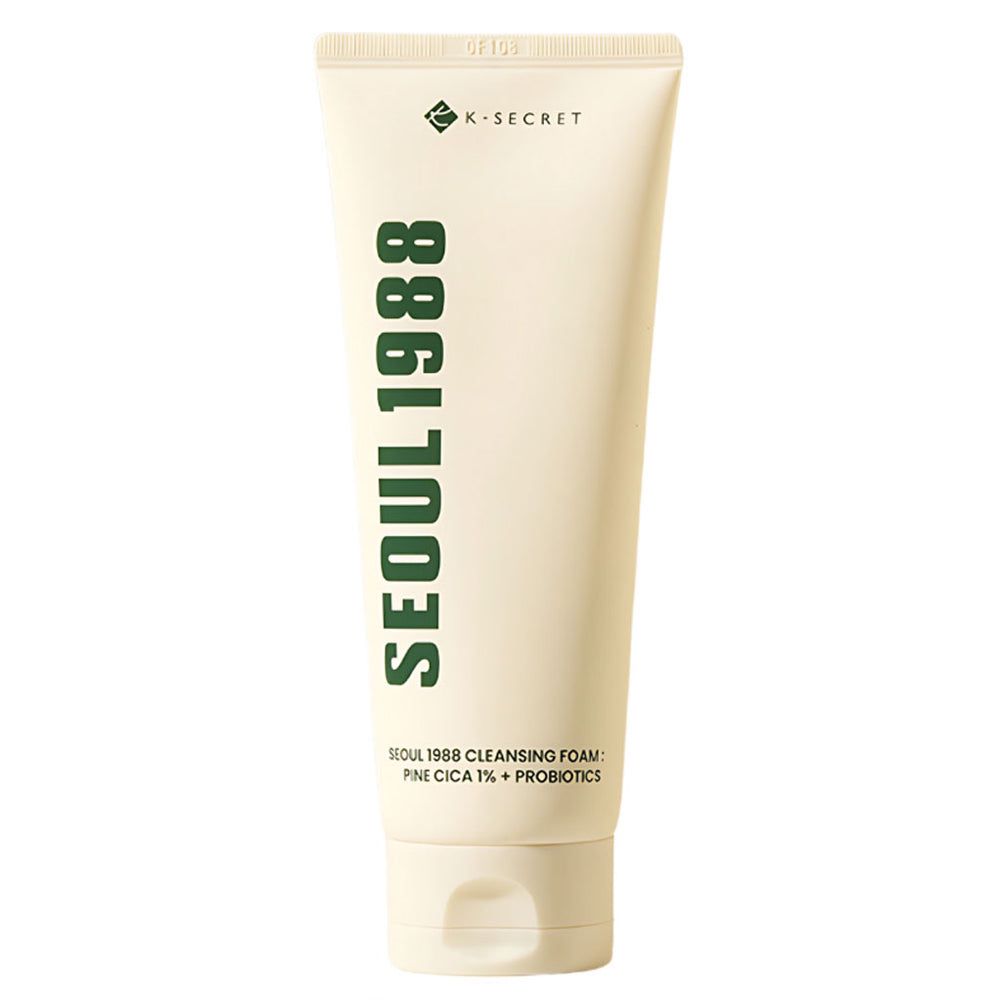 K-Secret Seoul 1988 Cleansing Foam: Pine Cica 1% + Probiotics (150ml)