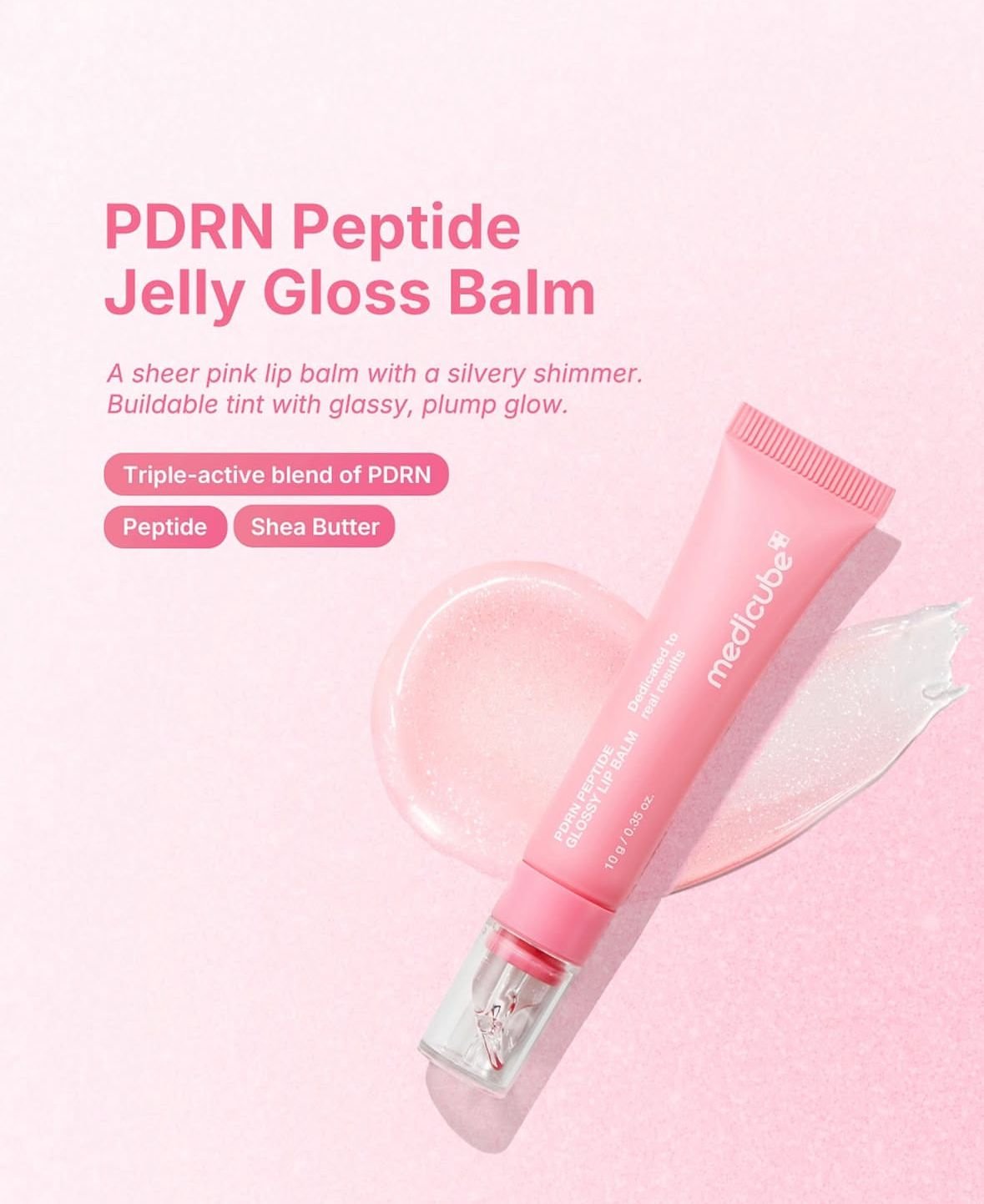 Medicube PDRN Peptide Jelly Gloss Balm (10g) - Image 3