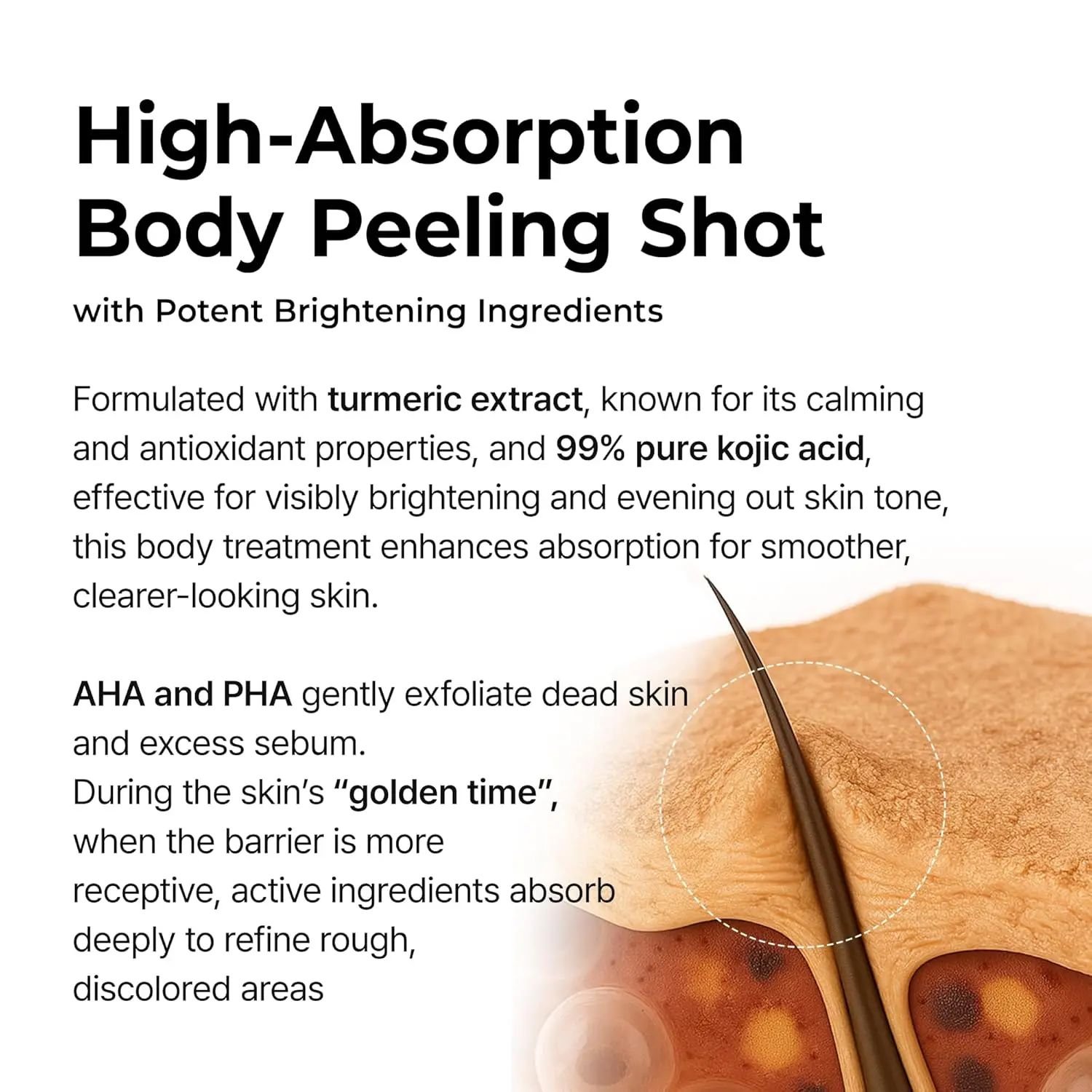 Dr.Melaxin Peel Shot Exfoliating Kojic Acid Turmeric Spray (200ml) - Image 4