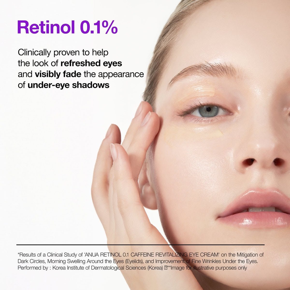 Anua Retinol 0.1 Caffeine Revitalizing Eye Cream (30ml) - Image 5